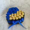 Blue roses &amp; ferrero Chocolate