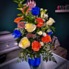 Show your team pride in full bloom! This bold Chicago Bears&ndash;inspired arrangement