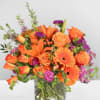 Bold and bright, Mesmerizing Citrus is a showstopper! Gerberas, roses, tulips, lilies