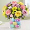 A colorful floral creation to help celebrate Easter.  Send this floral