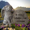 This is a stone memorabilia for someone who has lost their faithful