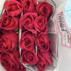25 long stem hot pink roses color full monty. wholesale packs are