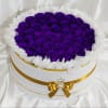 Our Eternal Royal Purple Grand Signature Round &ndash; 50 Preserved Roses Luxury