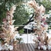 Custom create your Boho style flower arch. 