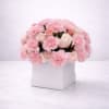 Blush Harmony is a luxury floral arrangement featuring premium blush pink roses