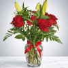 A timeless expression of love and sophistication. Crimson Elegance features rich red