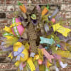 Hand designed one of a kind Easter Door wreath. appox 28" from