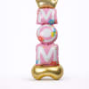 Celebrate Mom like royalty with this fun, tall pink and gold balloon
