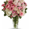 Pink Rose Bloom variety for any occasion includes Pink Roses, and White
