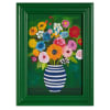 Blooms and Stripes
Framed Wall Art
Wood and Paper
12"L x 0.75"W x 16"H