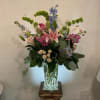This bouquet of spring flowers is captivating and elegant and exudes a