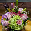 A beautiful box is full of the freshest flowers available. 