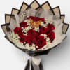 Round Mixed Rose Bouquet in Korean Paper, Please specify the color of