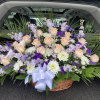 Send your loving thoughts and prayers with this beautiful flower basket ***custom
