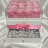 Our Pink Preserved Rose Jewelry Drawer Box &ndash; 16 Roses Luxury Gift