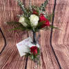 A fresh stem tied bouquet, made to order in your preferred color