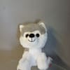 Adorable husky plush with heart paw