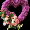 Elegant Open heart standing spray