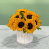 These radiant sunflowers capture the warmth of sunshine and the joy of