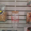 Clear tumbler with straw and 
