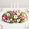 Easter celebrations call for beautiful flowers. Our classic centerpiece is filled with