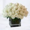 The Three Dozen White Roses arrangement is a timeless expression of elegance