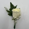 White Boutonniere