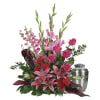 Bold and beautiful, this heartwarming pink and red arrangement is an elegant