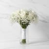 This bouquet is soft, elegant and perfect for a bridesmaid, white roses