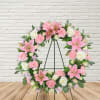 Pink Lilies, White Roses, Pink Carnation, White Spray Roses, &amp; Pink Filler