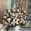 Spring mixed funeral basket