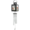 Our lantern chimes are comprised of powder coated stainless steel, a flameless