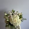 Graceful, timeless, and radiating refined charm, snowfall serenity is a monochromatic masterpiece