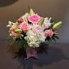 A soft bouquet to really brighten your day!

Measures approx. 16"Tx15"W and arrives