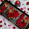 Express your love with this 2 dozens red roses arranged in a