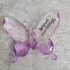 Beautiful pink butterfly with quote "Spread your wings"