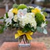 Lemon Verbena &ndash; Fresh Yellow &amp; White Floral Arrangement | Wilmington, Delaware