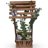 Step into Nature's Nook, a charming woodland-inspired garden filled with eucalyptus, succulents