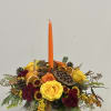 Elevate your holiday festivities with the Harvest Glow Centerpiece from Westford Florist