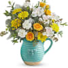 As bright and cheerful as a sunny day, Bee Joyful Bouquet overflows