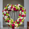 Bouquet will be delivered approximately as pictured. A beautiful 24" open heart