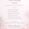 Elevate your celebration with our Signature Floral Event Package&mdash;designed for intimate, beautifully