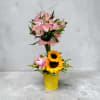A playful two-tiered topiary that brightens any occasion - Petal Perfection's Pretty