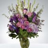 Soft melody of purple tones for this arrangement. 