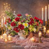 An exquisite expression of romance and refined beauty, this lush garden-style arrangement