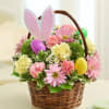 This charming arrangement captures the joyful spirit of spring with a playful