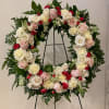 Round sympathy wreath