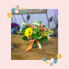 Perfectly sized yet thoughtfully designed, our Designer's Choice Centerpiece is a petite