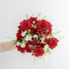 A flirty twist on the standard rose bouquet.

*Vase not included