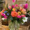 Cheerful and bright spring arrangement